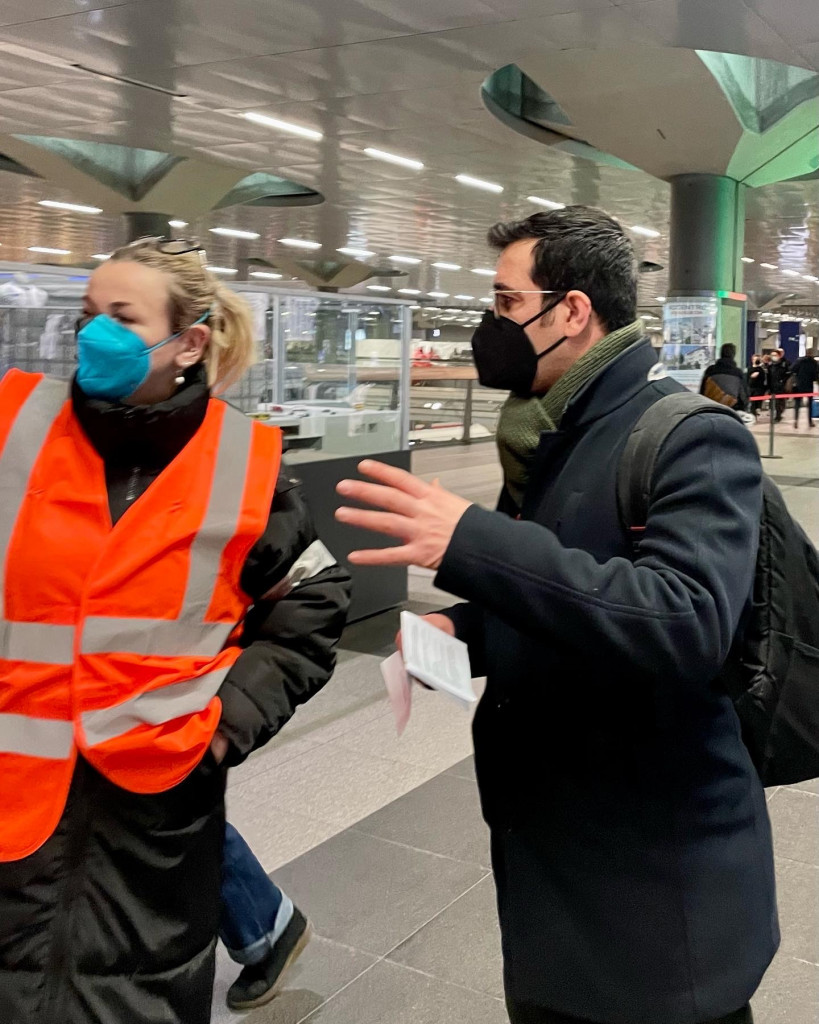 Situation am Hauptbahnhof Berlin – Ankommende auf der Flucht aus der Ukraine