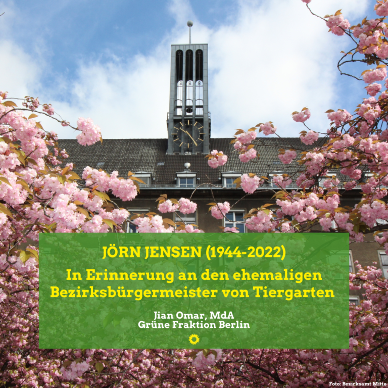 Erinnerung an Jörn Jensen (Bürgermeister in Tiergarten 1995-2000)