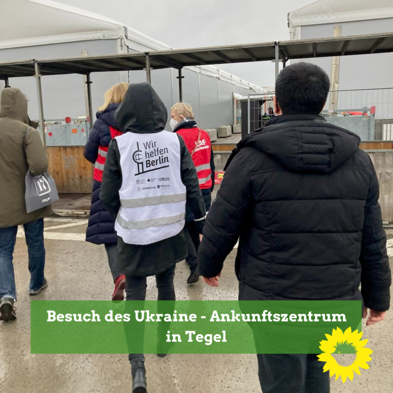 Besuch im Ukraine-Ankunftszentrum (UA-TXL)