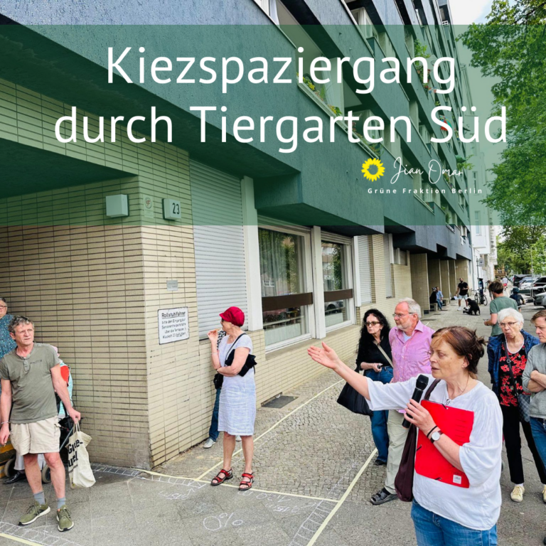 Kiezspaziergang in Tiergarten Süd!