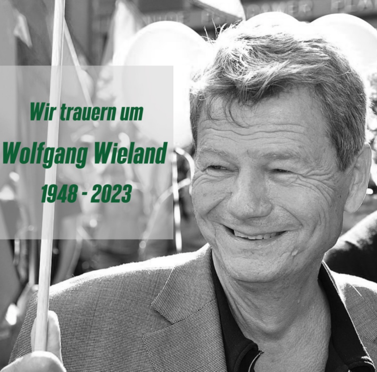 Wir trauern um Wolfgang Wieland