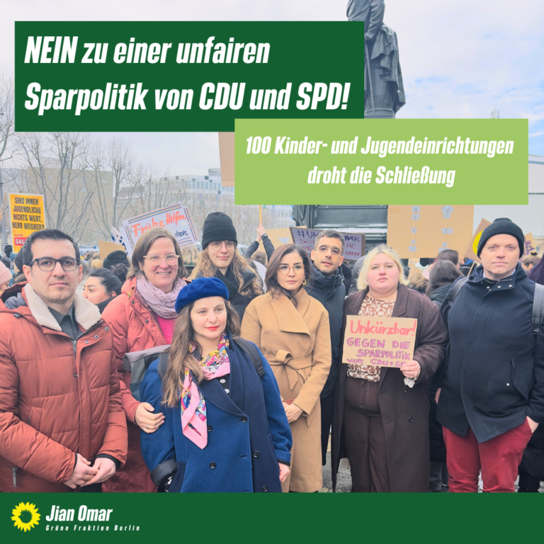 NEIN zu einer unfairen Sparpolitik von CDU und SPD!